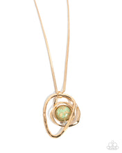 Load image into Gallery viewer, Abstract Advance - Green Necklace