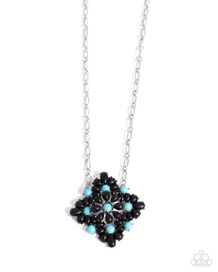 Stony Strength - Black Necklace
