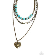 Load image into Gallery viewer, Home Stretch - Brass Necklace
