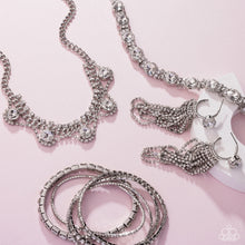 Load image into Gallery viewer, Ceaseless Chic - White Hoop Earrings