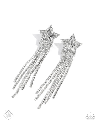 Currently Cosmic - White Post Earrings