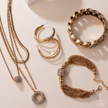 Load image into Gallery viewer, Commanding Culture - Gold Hoop Earrings