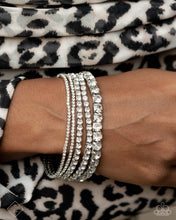 Load image into Gallery viewer, Persistent Pizzazz - White Set of Bracelets