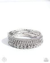 Load image into Gallery viewer, Persistent Pizzazz - White Set of Bracelets