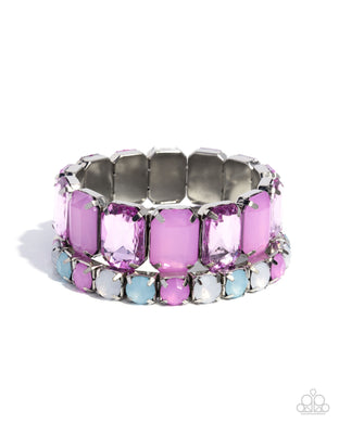 Mismatched Mood - Purple Bracelet