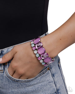 Mismatched Mood - Purple Bracelet
