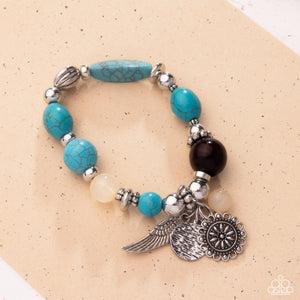 Earthy Eclecticism - Blue Bracelet
