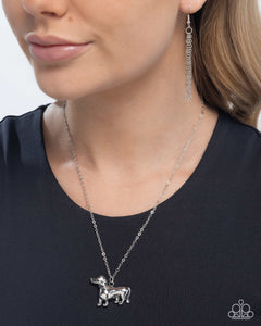 Darling Dachshund - Silver Necklace