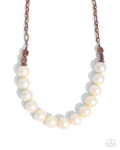 Load image into Gallery viewer, Brushed Backdrop - Copper Necklace
