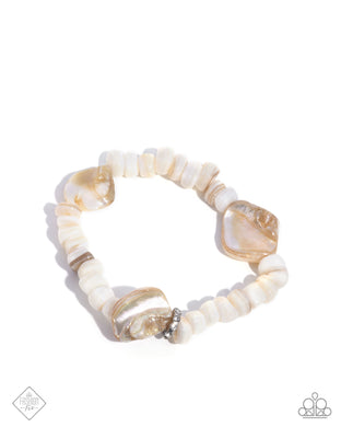 Coastal Caliber - White Bracelet