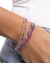 Load image into Gallery viewer, Rhinestone Review - Pink Bracelets