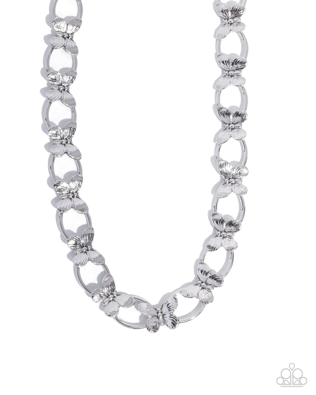 Butterfly Build - Silver Necklace