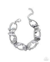 Load image into Gallery viewer, Fluttering Fabrication - Silver Bracelet