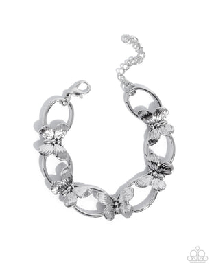 Fluttering Fabrication - Silver Bracelet