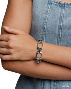 Fluttering Fabrication - Silver Bracelet