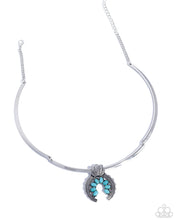 Load image into Gallery viewer, Smoldering Stones - Blue Necklace