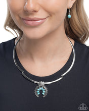 Load image into Gallery viewer, Smoldering Stones - Blue Necklace