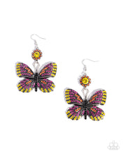 Load image into Gallery viewer, Fluttering Feature - Pink Earring