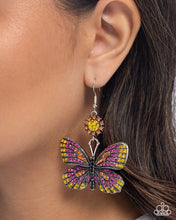 Load image into Gallery viewer, Fluttering Feature - Pink Earring