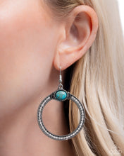 Load image into Gallery viewer, Radical Rusticity - Blue Earrings