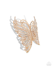 Load image into Gallery viewer, Floating Fanfare - Gold Claw Clip