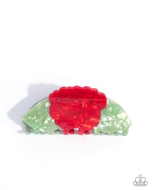 Blooming Baddie - Red Claw Clip