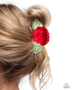 Blooming Baddie - Red Claw Clip