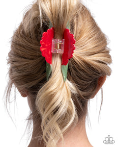Blooming Baddie - Red Claw Clip