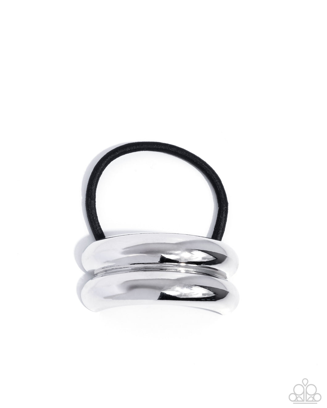 Headlining Hair Toss - Silver Hair Tie