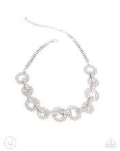 Load image into Gallery viewer, Elegant Embrace - White Choker Necklace