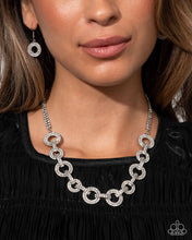 Load image into Gallery viewer, Elegant Embrace - White Choker Necklace