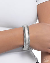 Load image into Gallery viewer, Flashy Fringe - Silver Stainless Steel Bracelet