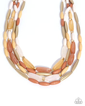 Load image into Gallery viewer, Milky Mambo - Brown Necklace