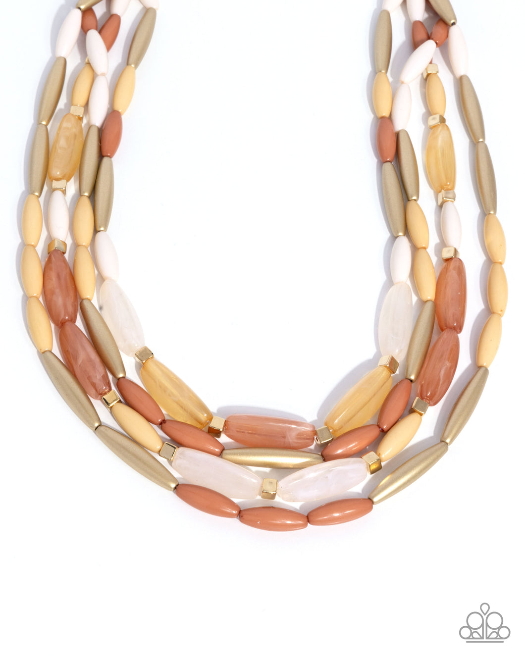 Milky Mambo - Brown Necklace