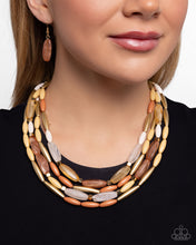 Load image into Gallery viewer, Milky Mambo - Brown Necklace
