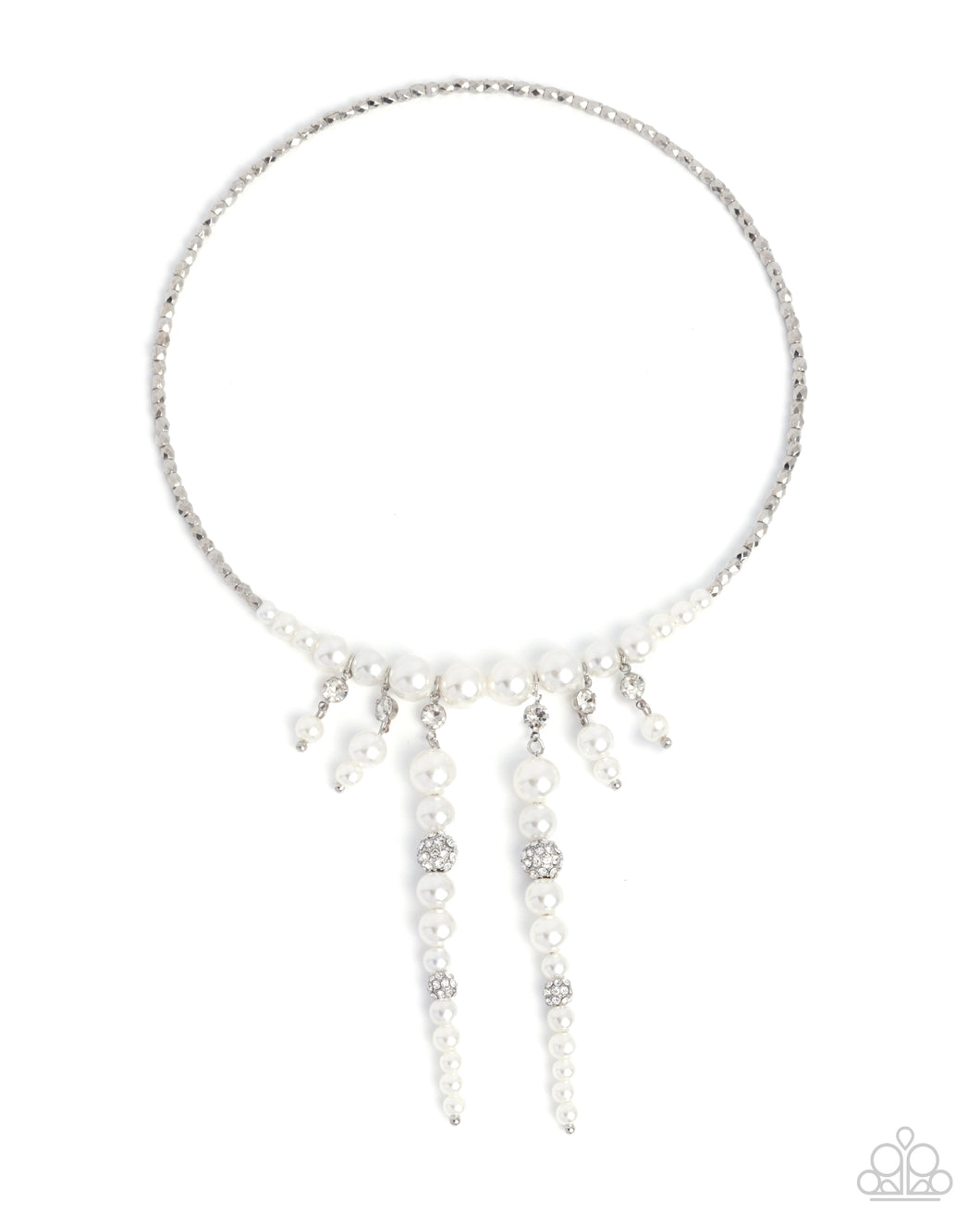 Darling Decade - White Necklace