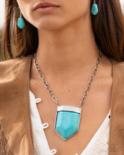 Load image into Gallery viewer, Pendant Passage - Blue Necklace