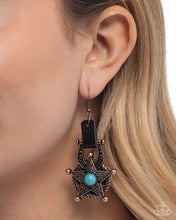 Load image into Gallery viewer, Western Warden - Copper Earrings