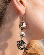 Load image into Gallery viewer, Delightful Dolphin - Gold Earring