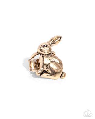 Rabbit Radiance - Gold Ring