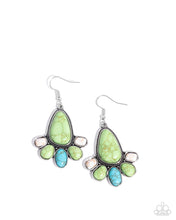 Load image into Gallery viewer, Rustic Revival - Green Earrings