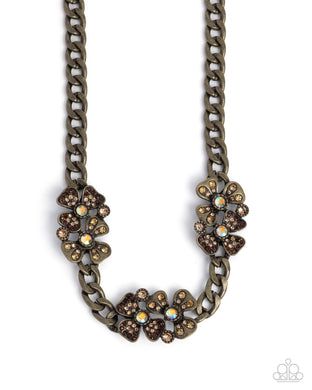 Fairy Florals - Brass Necklace
