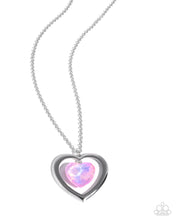 Load image into Gallery viewer, Heartfelt Hemisphere - Pink Necklace