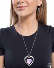 Load image into Gallery viewer, Heartfelt Hemisphere - Pink Necklace