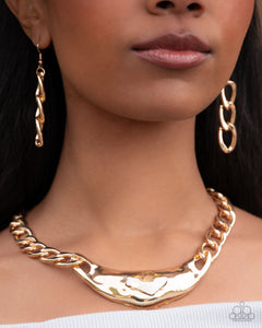 Peak of Pizzazz - Gold Necklace
