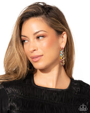 Load image into Gallery viewer, Scattered Sophistication - Multicolor Hoop Earrings