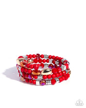 Load image into Gallery viewer, Material WHIRL - Red Coil Bracelet
