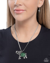 Load image into Gallery viewer, Empathetic Elephant - Green Necklace