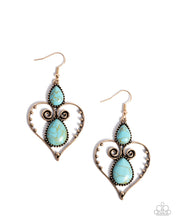 Load image into Gallery viewer, Selfless Stones - Gold Earrings