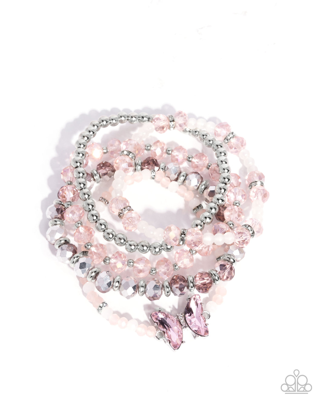 Aerial Abundance - Pink Set of Bracelets